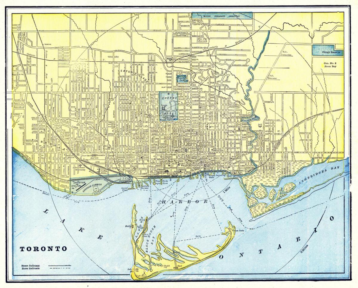Toronto antique map
